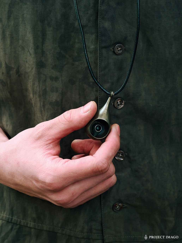 Silver Droplet Nesting Necklace