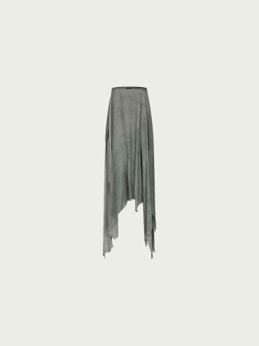 Grey Bell Tassel Skirt
