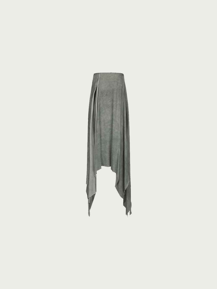 Grey Bell Tassel Skirt
