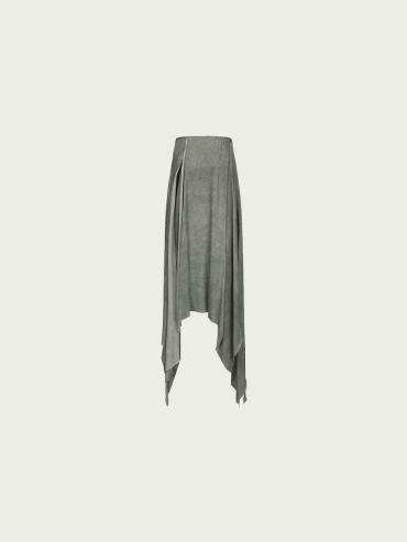 Grey Bell Tassel Skirt