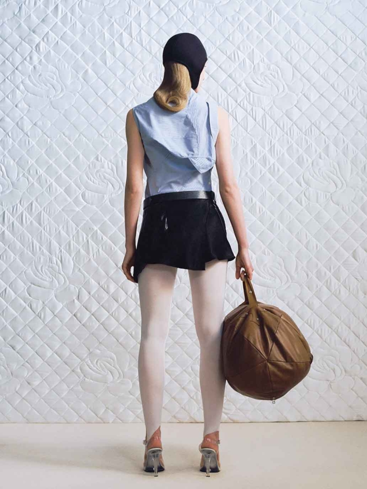 Blue Sleeveless Shirt