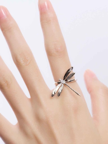 Ripple Dragonfly Ring
