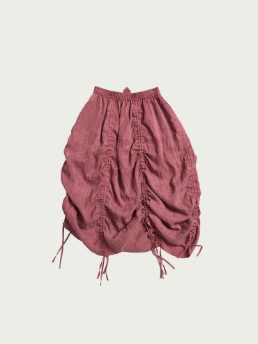Pink Drawstring Skirt​​