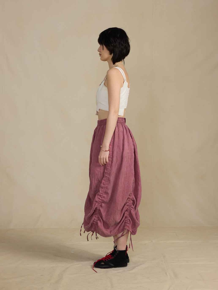 Pink Drawstring Skirt​​