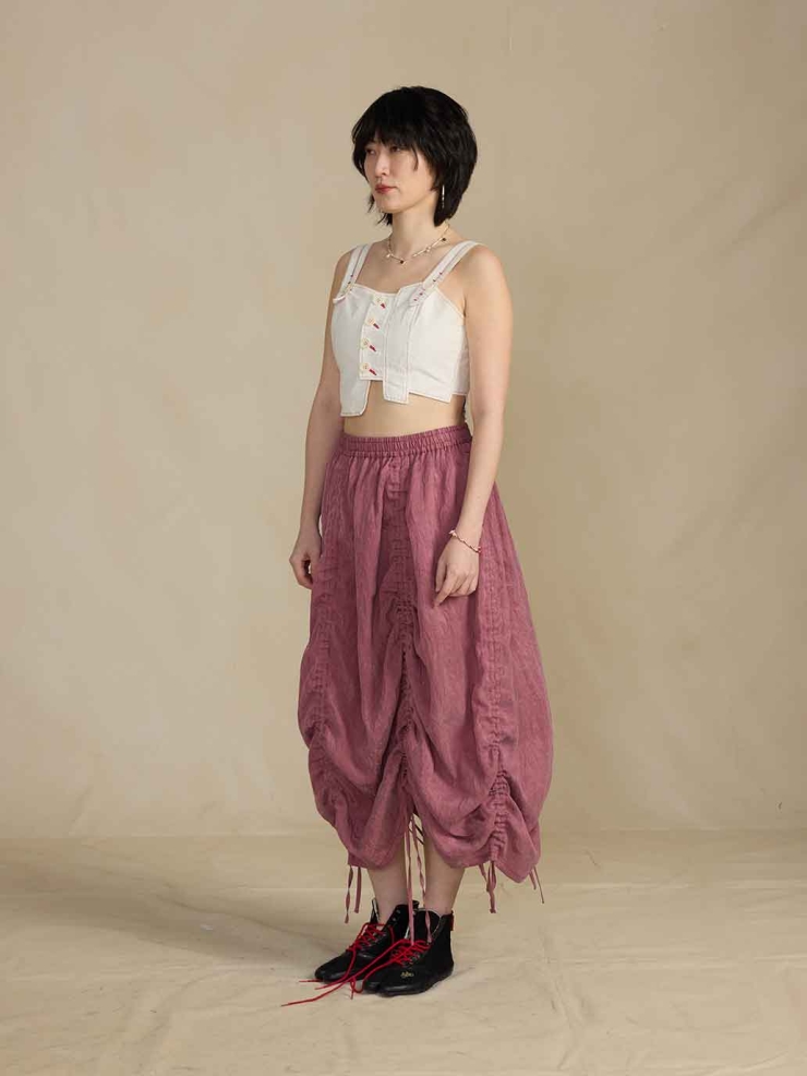Pink Drawstring Skirt​​