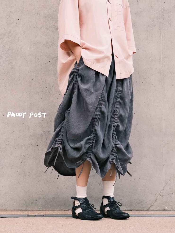 Black Drawstring Skirt​​