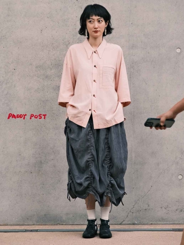 Black Drawstring Skirt​​