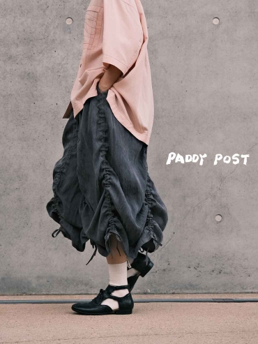 Black Drawstring Skirt​​