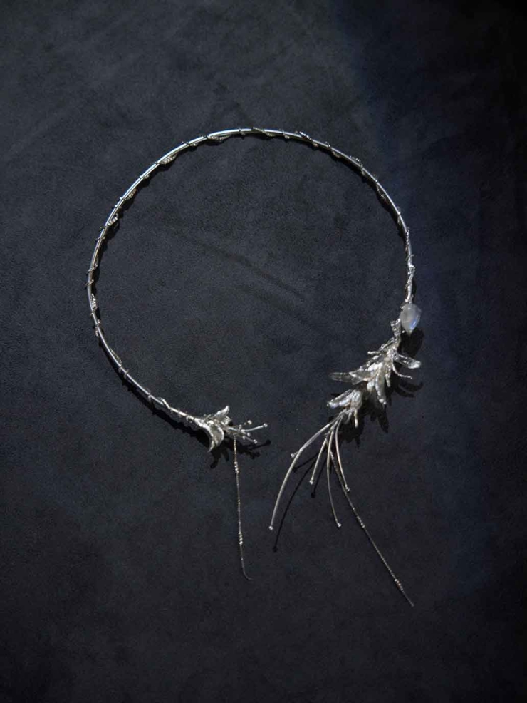 Silver Branch Necklace