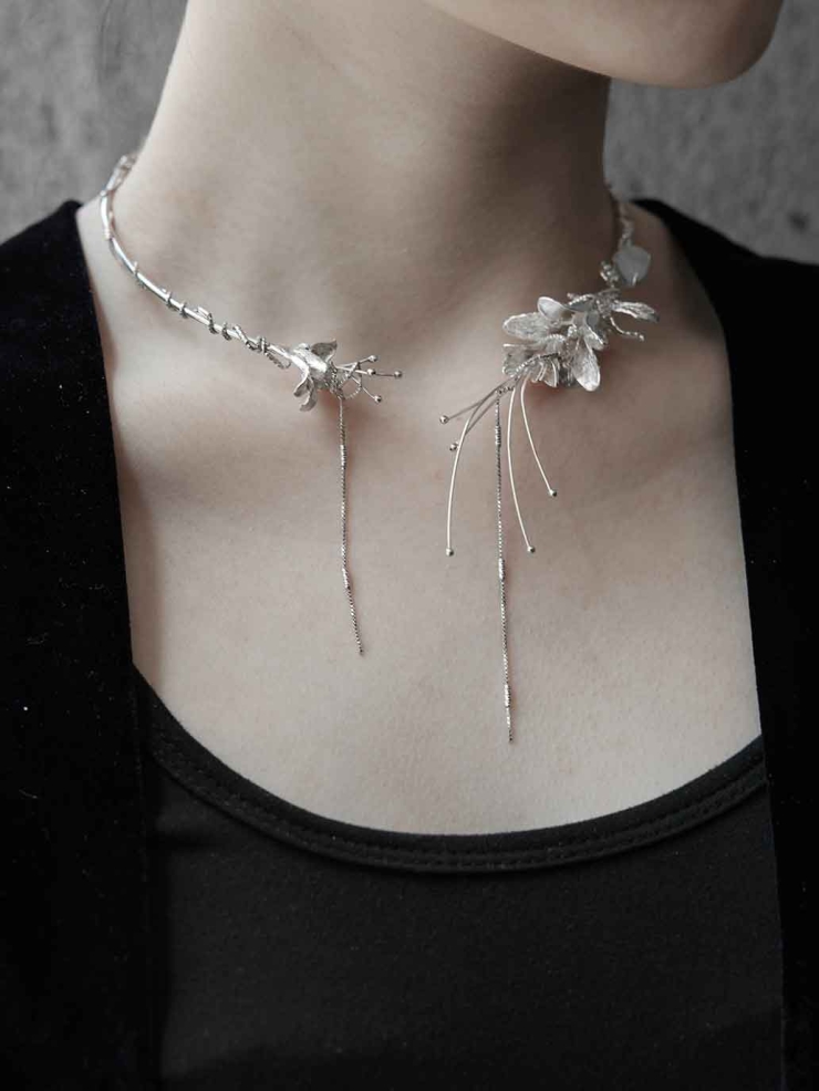 Silver Branch Necklace