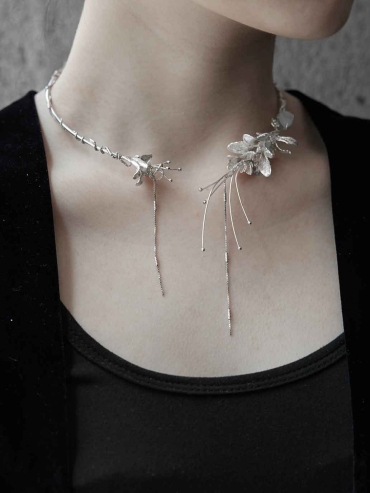 Silver Branch Necklace