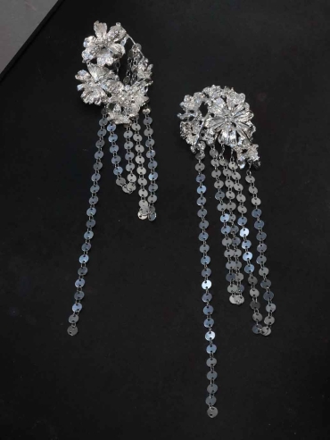 Silver Spring Blossom Stud Earring-Single