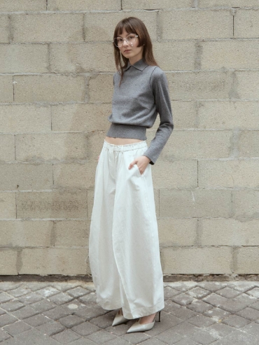 Grey Two-piece Layered Sweater