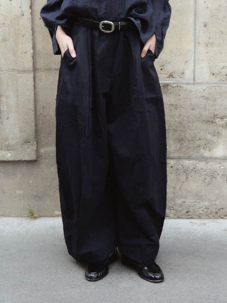 Navy Ballon Pants
