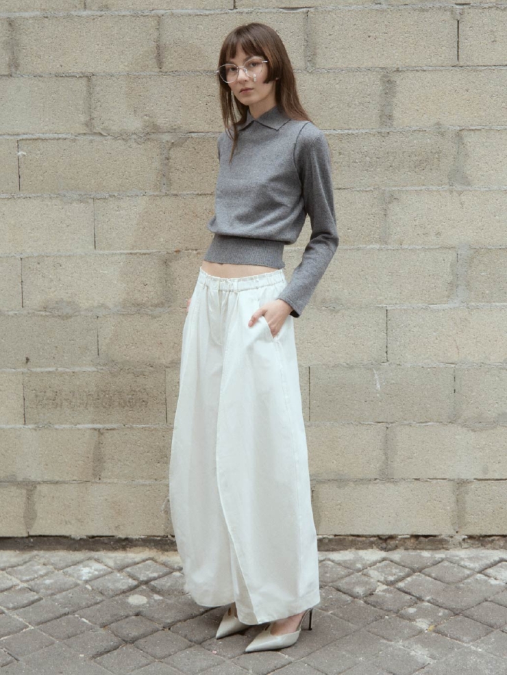 White Ballon Pants