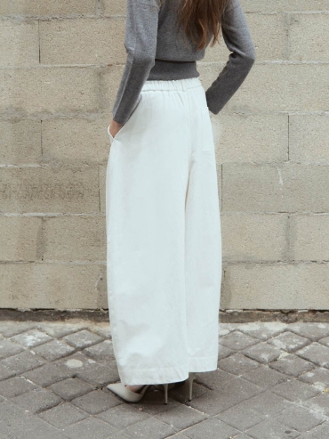 White Ballon Pants