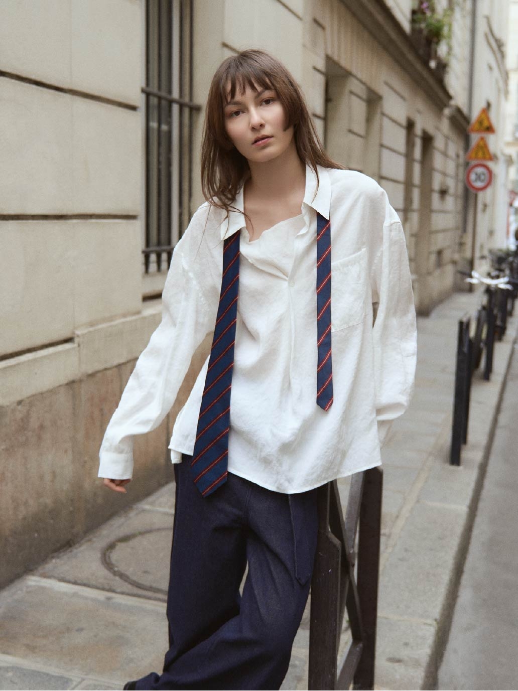 White Pull-over Shirt