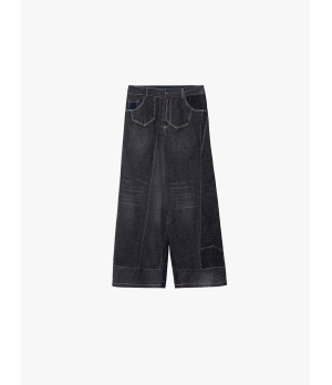YUEQIQI Upcycled Wide Jean