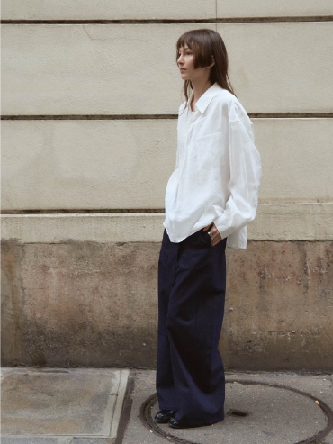 White Pull-over Shirt