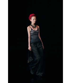 YUEQIQI Upcycled Wide Jean