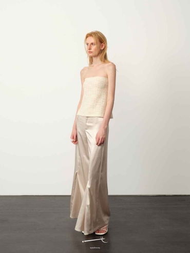 White Snowflake Knit Top