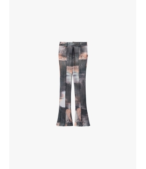 YUEQIQI "Terrarium" Tulle Flaires Trousers