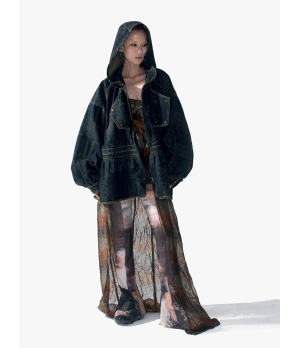 YUEQIQI "Terrarium" Tulle Flaires Trousers