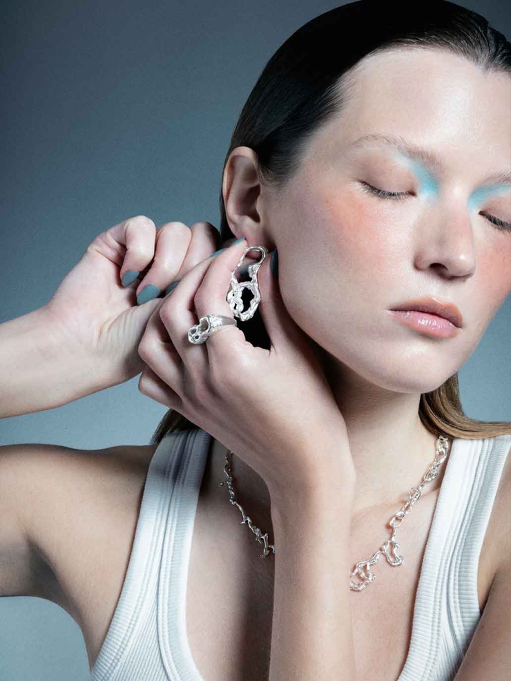 Water Reflex Earrings