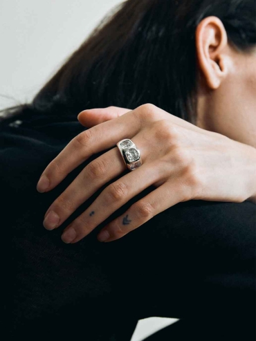 Triple Gemstone Ring