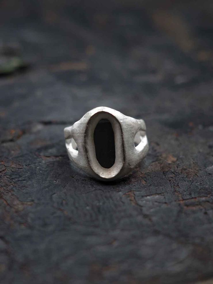 Silver Mirror Wide Ring