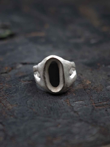 Silver Mirror Wide Ring