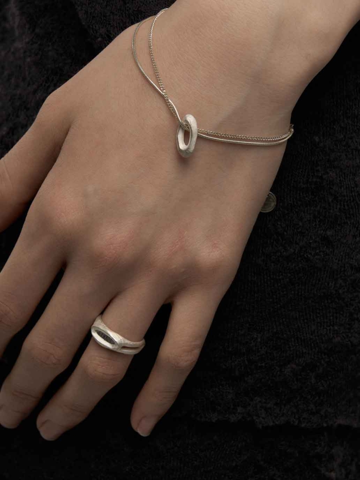 Silver Mirror Slim Ring