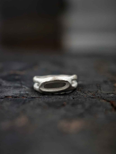 Silver Mirror Slim Ring