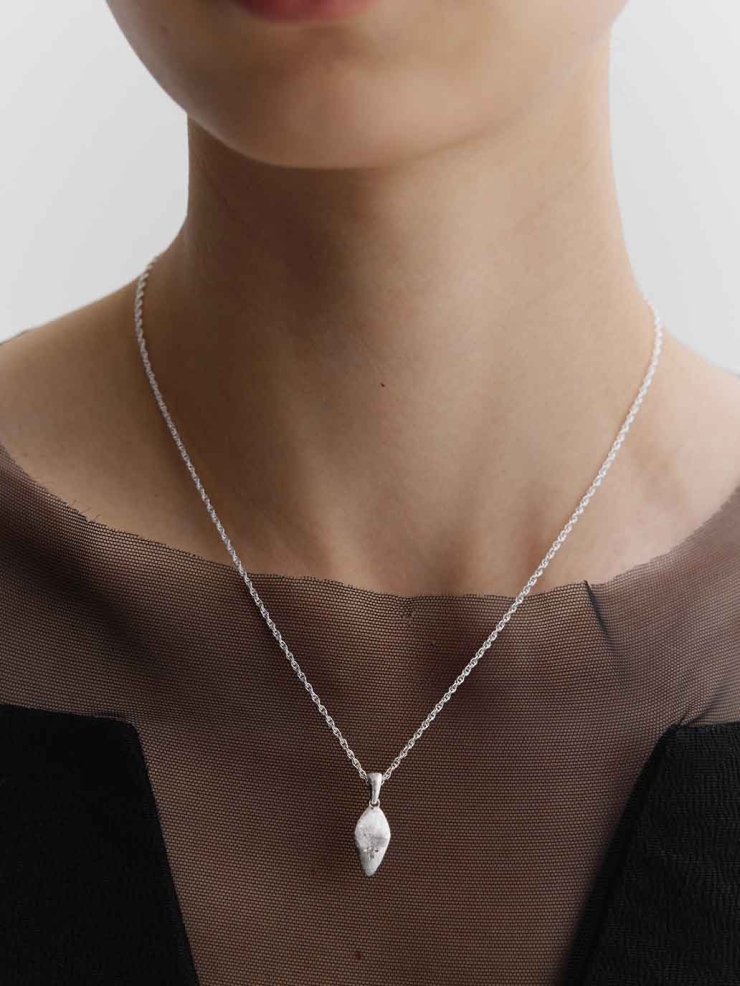 Silver Small Serpent Head Pendant