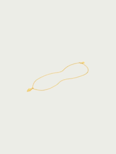 Gold Small Serpent Head Pendant