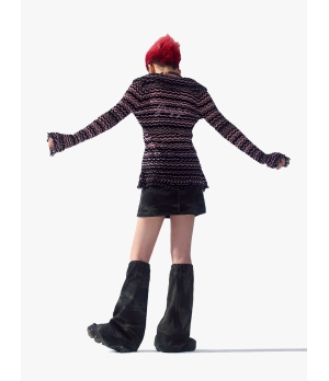 YUEQIQI Ccamouflage-Pint Denim Leg Warmers