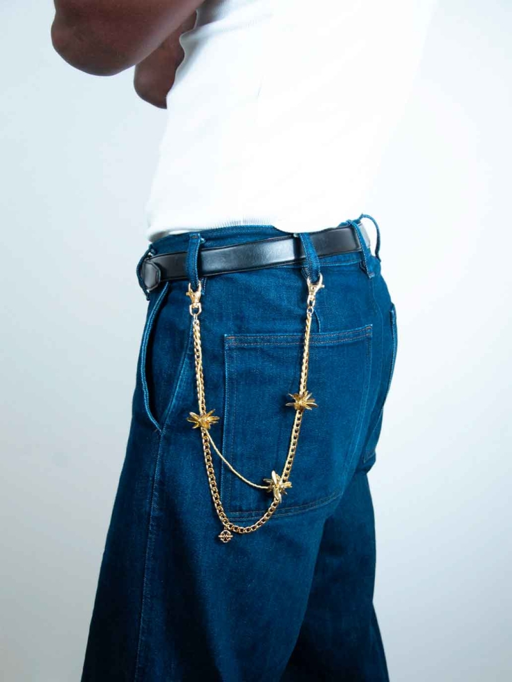Funiculus Gold Pants Chain