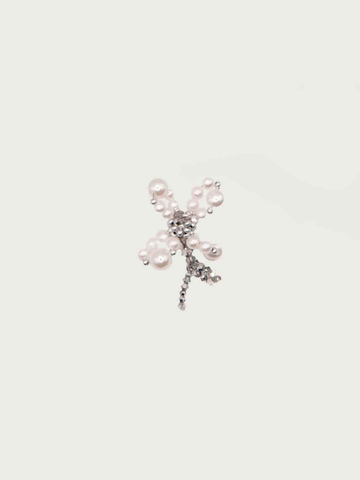 Gypsophila Argenta Minimus Earring - single