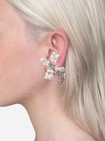 Gypsophila Argenta Minimus Earring - single