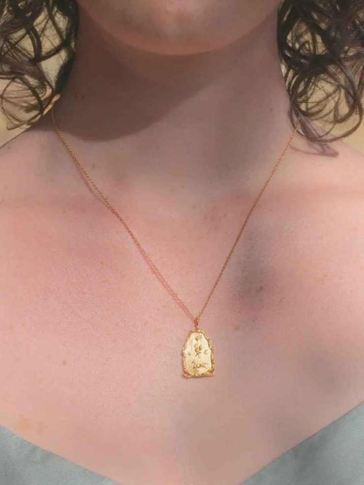 Gold Génie du Seuil Necklace