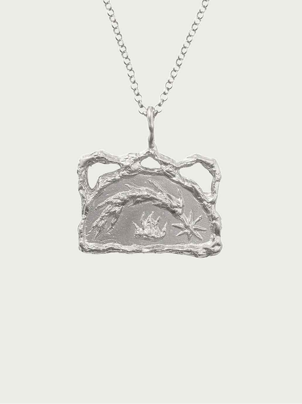 Silver Génie du L’âtre Necklace