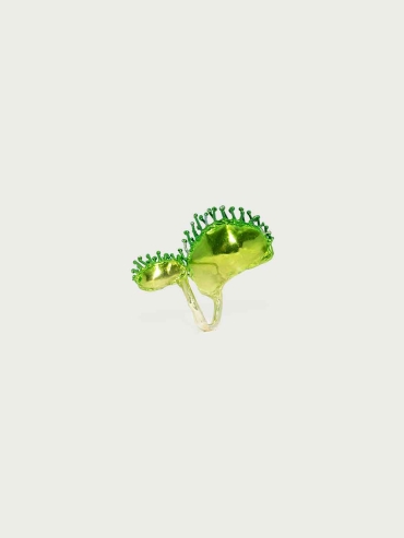 Green Nivorus Plant Ring