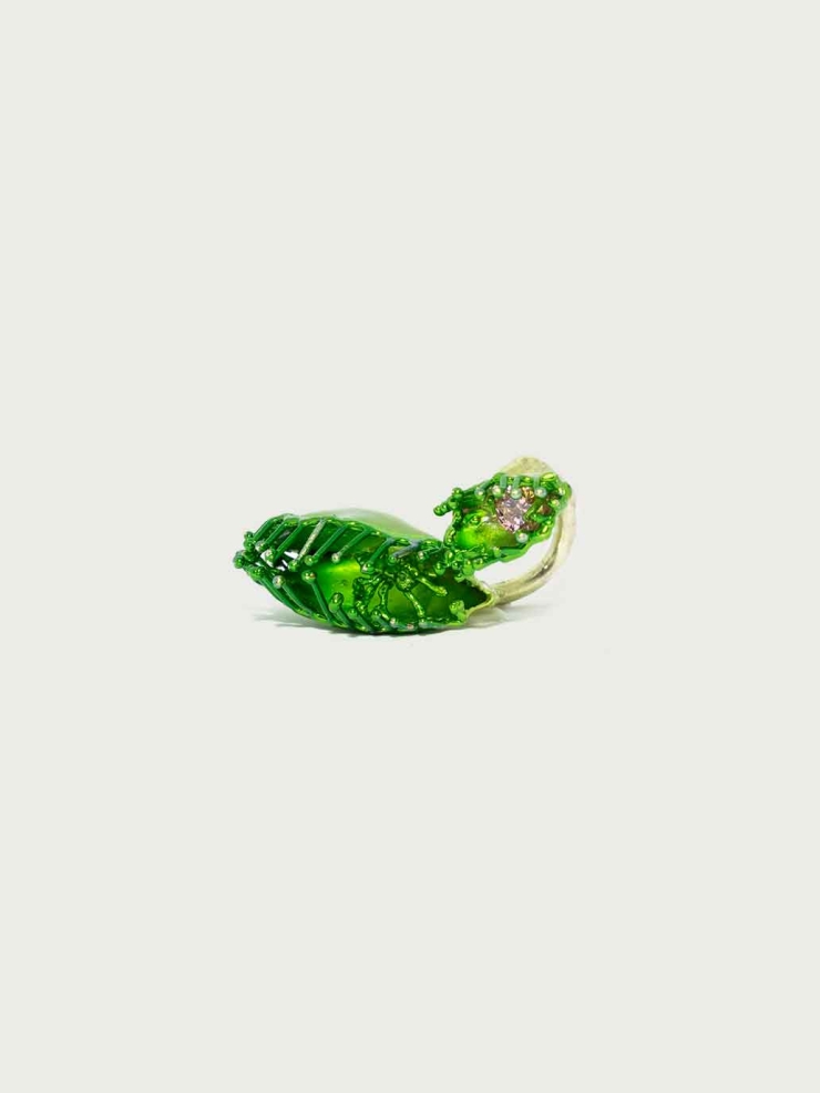 Green Nivorus Plant Ring