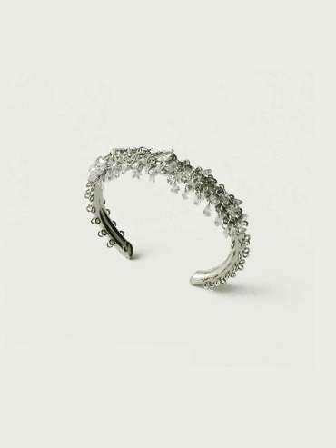 Silver Rain Pine Bracelet