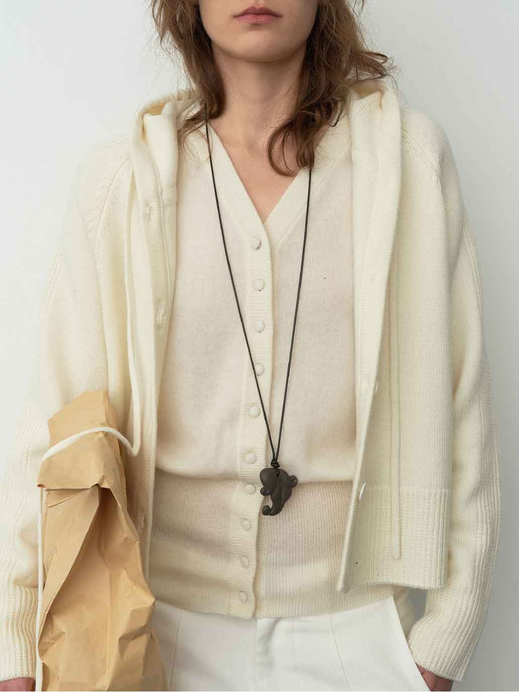 Lotus Leaf Pendant Necklace