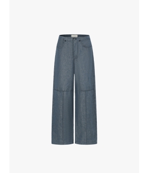 SWAYING Denim Wide-leg Pants