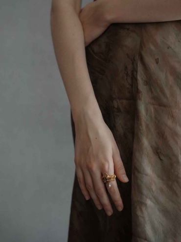 Gold Spirit Vine Ring