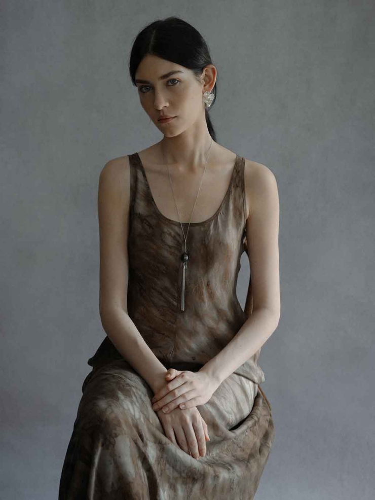 Silver Pearl Isle Necklace