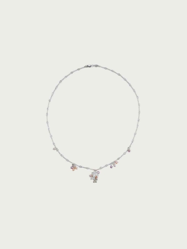 Silver Wild Fruit Vine Spirit Bead Necklace