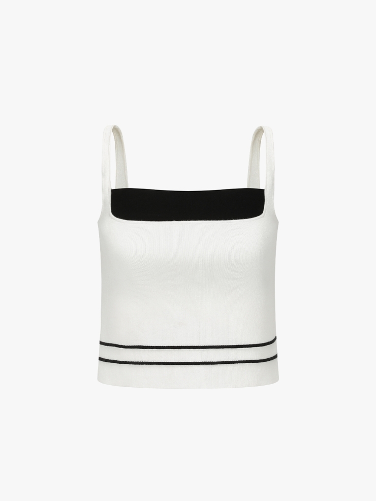 SWAYING White Stripe Camisole